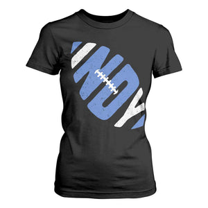 IFC Blue Football Lovers Game Day T Shirt For Women TS11 Black Print Your Wear