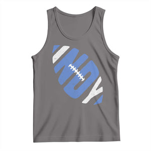 IFC Blue Football Lovers Game Day Tank Top TS11 Deep Heather Print Your Wear