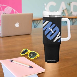 IFC Blue Football Lovers Game Day Tumbler With Handle TS11 Print Your Wear