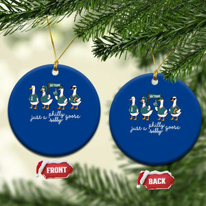 Funny Just A Silly Goose Football Ceramic Ornament PFE Sport Lover Game Day TS11 1pc Blue Print Your Wear