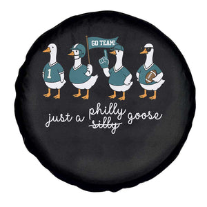Funny Just A Silly Goose Football Spare Tire Cover PFE Sport Lover Game Day TS11 Print Your Wear