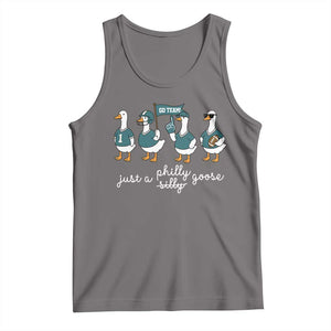 Funny Just A Silly Goose Football Tank Top PFE Sport Lover Game Day TS11 Deep Heather Print Your Wear