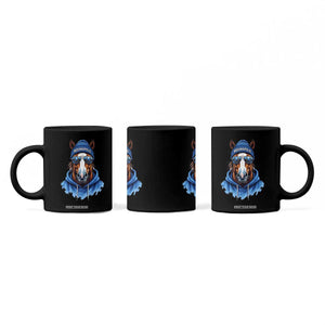 IFC Football Lover Coffee Mug Blue Equine Shoe Sport Fan Game Day TS11 Print Your Wear