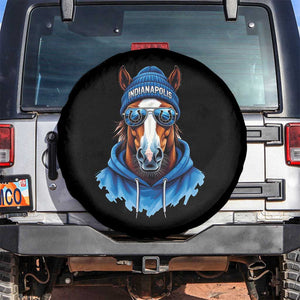 IFC Football Lover Spare Tire Cover Blue Equine Shoe Sport Fan Game Day TS11 No hole Black Print Your Wear