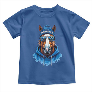 Indianapolis Fan Toddler T Shirt Blue Horse Sports Lover Game Day TS11 Royal Blue Print Your Wear
