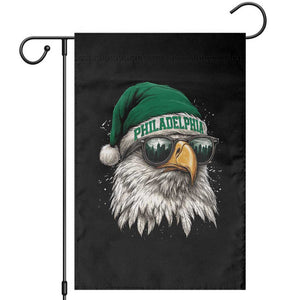 Christmas Football Lover Garden Flag Funny Green Santa PFE City Silhouette TS11 Black Print Your Wear
