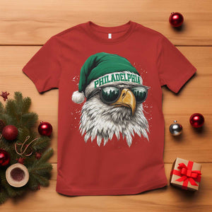 Christmas Philadelphia Fan T Shirt Funny Santa Eagles Sport Philly Fan TS11 Red Print Your Wear