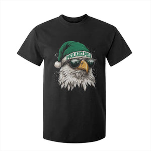 Christmas Football Lover T Shirt For Kid Funny Green Santa PFE City Silhouette TS11 Black Print Your Wear