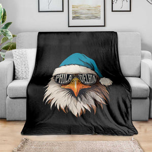 Christmas Philadelphia Fan Throw Blanket Santa Eagles Sport Philly Fan Game Day TS11 Print Your Wear