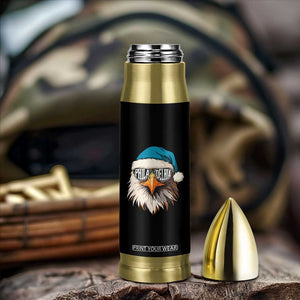 Christmas Football Lover Bullet Tumbler Green Santa PFE Game Day TS11 Print Your Wear