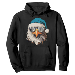 Christmas Football Lover Hoodie Green Santa PFE Game Day TS11 Black Print Your Wear