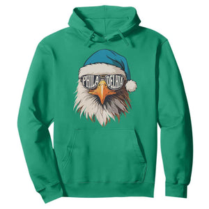 Christmas Football Lover Hoodie Green Santa PFE Game Day TS11 Irish Green Print Your Wear