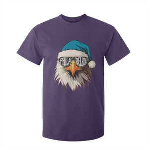 Christmas Philadelphia Fan T Shirt For Kid Santa Eagles Sport Philly Fan Game Day TS11 Purple Print Your Wear