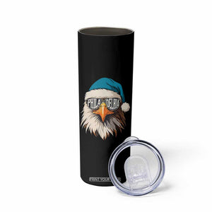 Christmas Football Lover Skinny Tumbler Green Santa PFE Game Day TS11 Print Your Wear