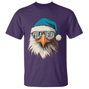 Christmas Philadelphia Fan T Shirt Santa Eagles Sport Philly Fan Game Day TS11 Purple Print Your Wear