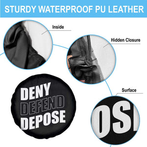 Deny Defend Depose Social Justice Spare Tire Cover TS11 Print Your Wear