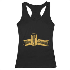 Deny Defend Depose Racerback Tank Top Vintage Bullet Shells TS11 Black Print Your Wear