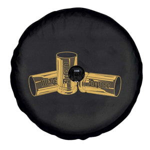 Deny Defend Depose Spare Tire Cover Vintage Bullet Shells TS11 Print Your Wear