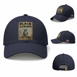 Black Cowboy Nat Love Baseball Cap Black History Month