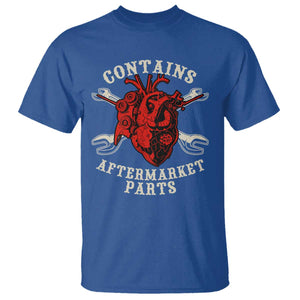 Funny Heart Surgery T Shirt Contains Aftermarket Parts TS11 Royal Blue Print Your Wear