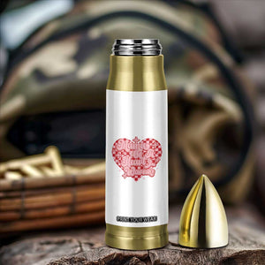Mama Of A Heart Warrior Bullet Tumbler CHD Awareness Retro Red Checkered Heart TS11 Print Your Wear