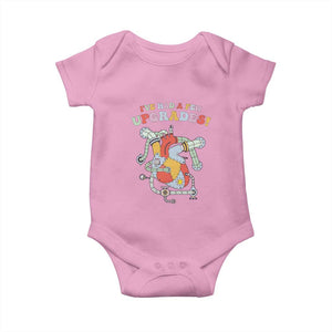 Congenital Heart Disease CHD Awareness Baby Onesie I've Had A Few Upgrades Mechanic Toy Heart TS11 Light Pink Print Your Wear