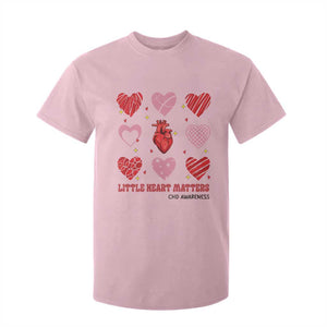 Congenital Heart Disease CHD Awareness T Shirt For Kid Little Heart Matters TS11 Light Pink Print Your Wear