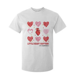 Congenital Heart Disease CHD Awareness T Shirt For Kid Little Heart Matters TS11 White Print Your Wear