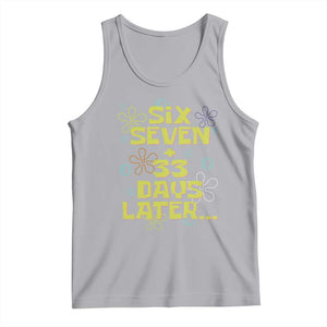 Funny 67 33 100 Days Of School Tank Top 100th Day Six Seven Days Later TS11 Athletic Heather Print Your Wear
