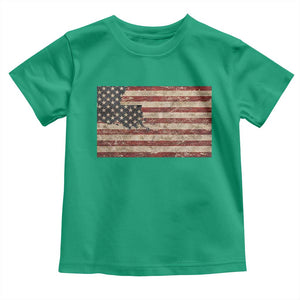 Louisiana Pride Vintage American Flag State Map Toddler T Shirt TS11 Irish Green Print Your Wear