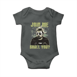 Adam Inspired Memorial Baby Onesie Join Me Shall You The Woo Tribute TS11 Dark Heather Print Your Wear