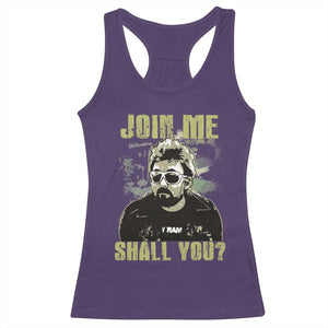 Adam Inspired Memorial Racerback Tank Top Join Me Shall You The Woo Tribute TS11 Purple Print Your Wear