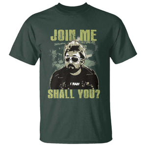Adam Inspired Memorial T Shirt Join Me Shall You The Woo Tribute TS11 Dark Forest Green Print Your Wear