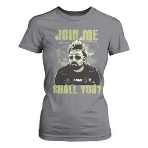Adam Inspired Memorial T Shirt For Women Join Me Shall You The Woo Tribute TS11 Charcoal Print Your Wear
