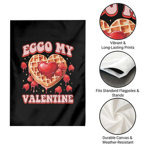 Eggo My Valentine Garden Flag Funny Romantic Stranger Valentine's Day TS11 Print Your Wear