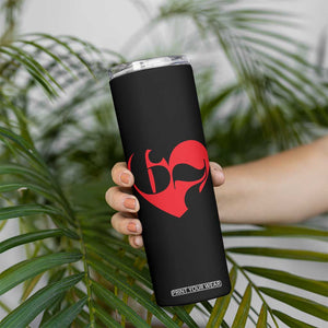 Funny Six Seven 67 Meme Valentines Day Red Heart Skinny Tumbler TS11 Print Your Wear