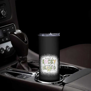 Not Lucky Simply Blessed Skinny Tumbler Blessed Christian Shamrocks St Patricks Day TS11 Print Your Wear