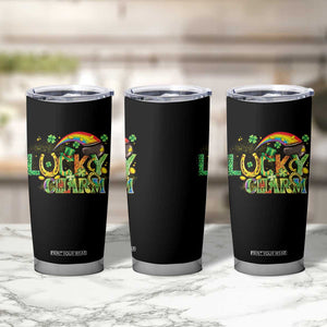 Funny St Patrick's Day Lucky Charm Tumbler Cup Rainbow Gold Pot Clover TS11 Print Your Wear