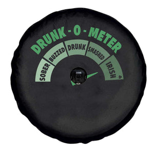 Funny Irish St. Patrick's Day Spare Tire Cover Drunk-O-Meter Drinking Party Shamrock TS11 Print Your Wear