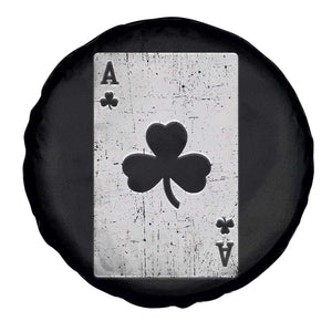 Funny St Patrick's Day Shamrock Clubs Poker Card Spare Tire Cover TS11 Print Your Wear
