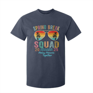 Funny Spring Break Squad 2025 T Shirt For Kid Sunglasses Family Matching TS11 Navy Print Your Wear