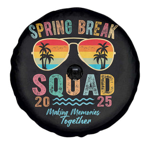Funny Spring Break Squad 2025 Spare Tire Cover Sunglasses Family Matching TS11 Print Your Wear
