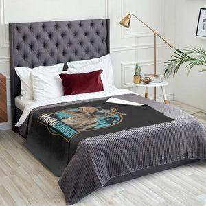 Mamasaurus Funny Dinosaur Mama Throw Blanket Mothers Day Family Matching TS11 Print Your Wear
