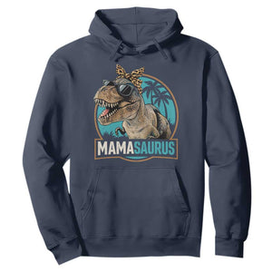 Mamasaurus Funny Dinosaur Mama Hoodie Mothers Day Family Matching TS11 Navy Print Your Wear