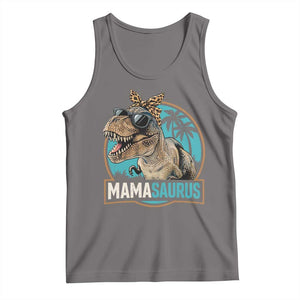Mamasaurus Funny Dinosaur Mama Tank Top Mothers Day Family Matching TS11 Deep Heather Print Your Wear