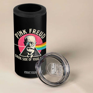 Pink Freud Dark Side Of Your Mom 4 in 1 Can Cooler Tumbler Psychoanalysis Joke TS11 Print Your Wear