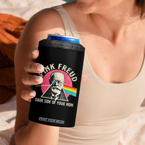 Pink Freud Dark Side Of Your Mom 4 in 1 Can Cooler Tumbler Psychoanalysis Joke TS11 Print Your Wear