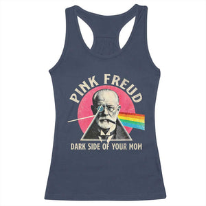 Pink Freud Dark Side Of Your Mom Racerback Tank Top Psychoanalysis Joke TS11 Navy Print Your Wear