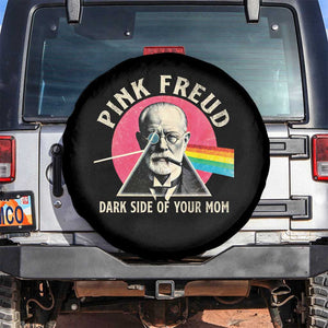 Pink Freud Dark Side Of Your Mom Spare Tire Cover Psychoanalysis Joke TS11 No hole Black Print Your Wear