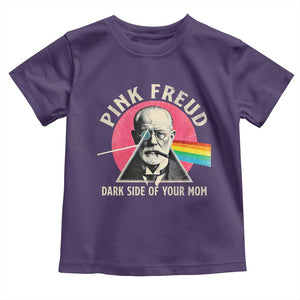 Pink Freud Dark Side Of Your Mom Toddler T Shirt Psychoanalysis Joke TS11 Purple Print Your Wear